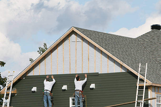 Professional Siding Installation technician working in Danville, VA